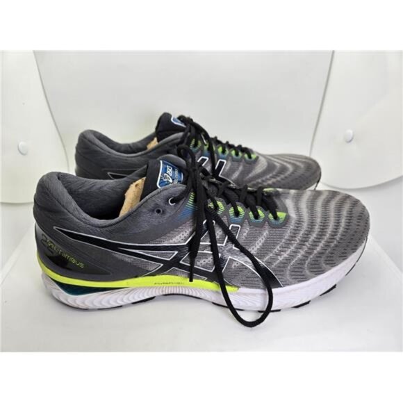 ASICS Gel-Nimbus 22 Shoes Men\'s 11.5 Grey Running Athletic Distance Gym Sneakers